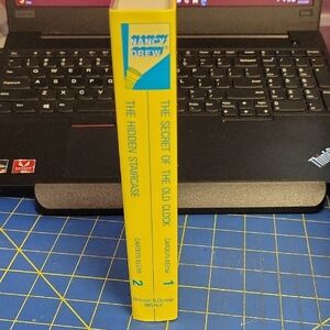 Nancy Drew Two Original Myteries Back To Back Hardcover Book New